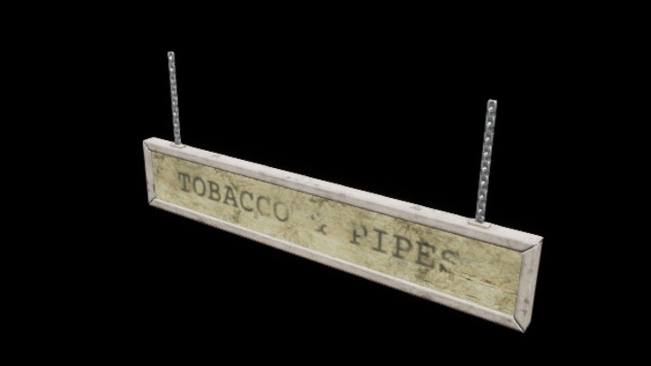 UE项目资源_模型资源_标牌028