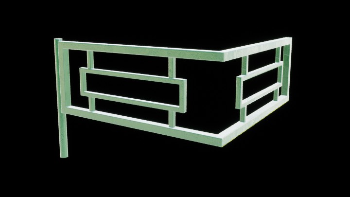 UE项目资源_模型资源_栏杆123