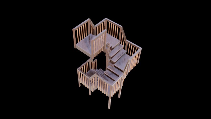 UE项目资源_模型资源_楼梯158