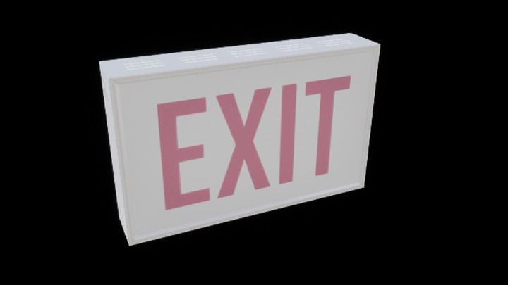 UE项目资源_模型资源_消防出口001