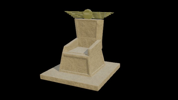 UE项目资源_模型资源_王椅001