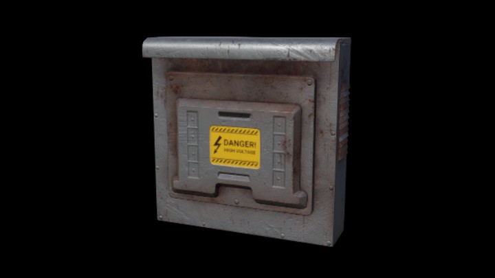 UE项目资源_模型资源_电箱093