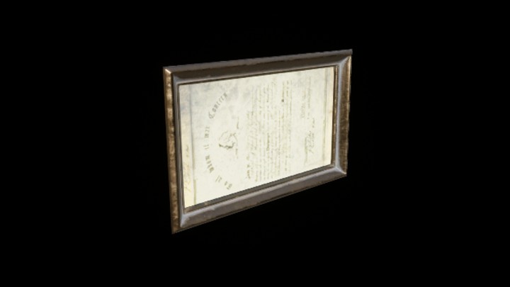 UE项目资源_模型资源_画框040