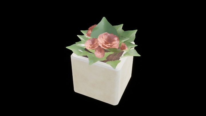 UE项目资源_模型资源_盆栽093