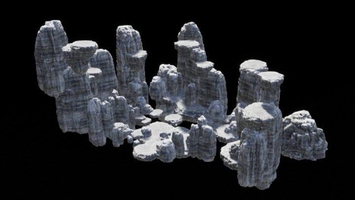 UE项目资源_模型资源_石头500