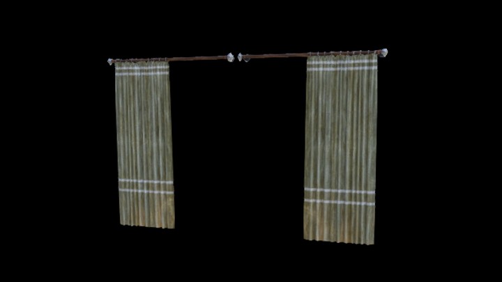 UE项目资源_模型资源_窗帘102