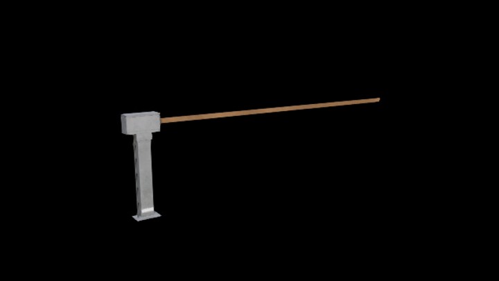 UE项目资源_模型资源_道闸001