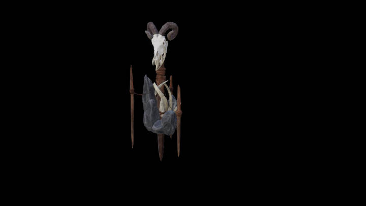 UE项目资源_模型资源_部落摆件006