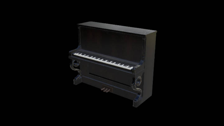 UE项目资源_模型资源_钢琴009