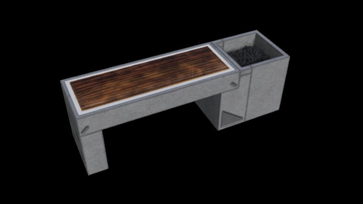 UE项目资源_模型资源_长凳022