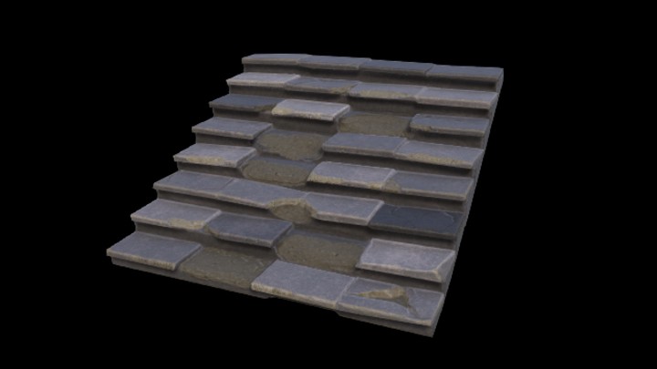 UE项目资源_模型资源_阶梯034