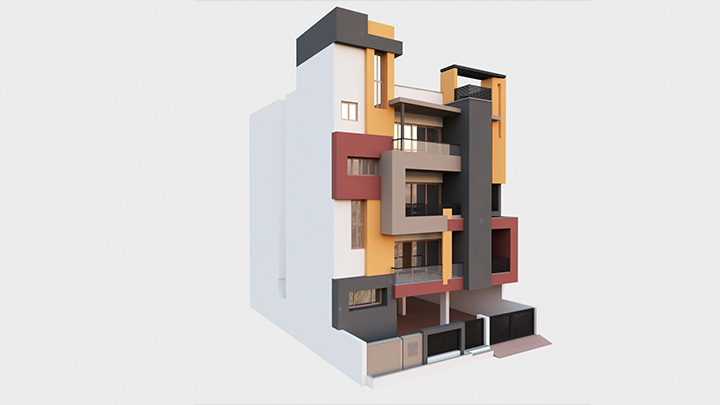 渲染模型_住宅002