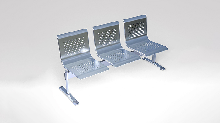 渲染模型_公交椅001