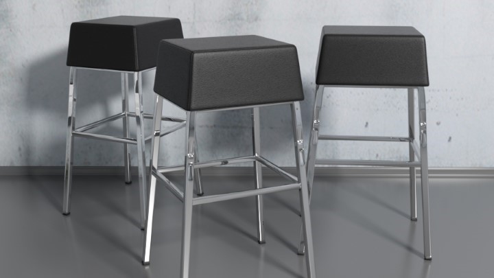 渲染模型_凳子052