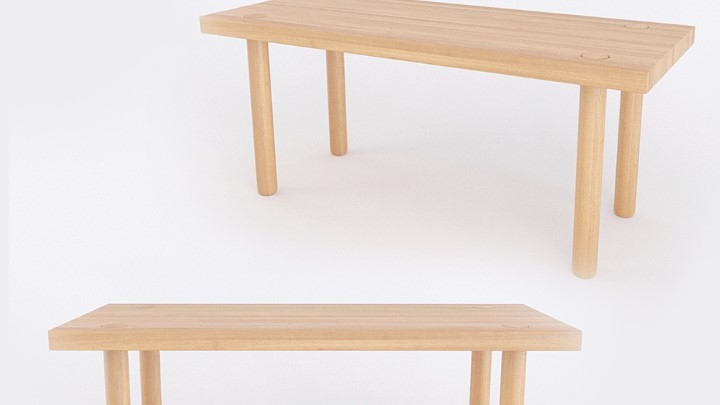 渲染模型_凳子094