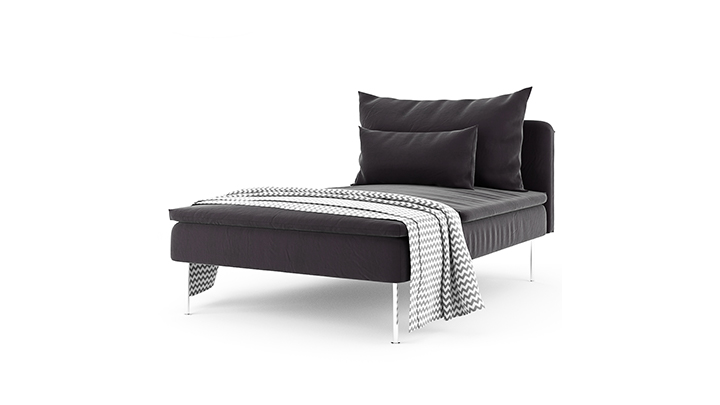 渲染模型_单人床001