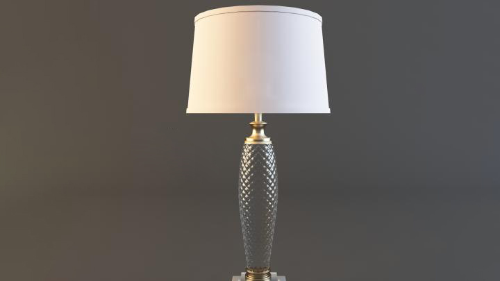 渲染模型_台灯009