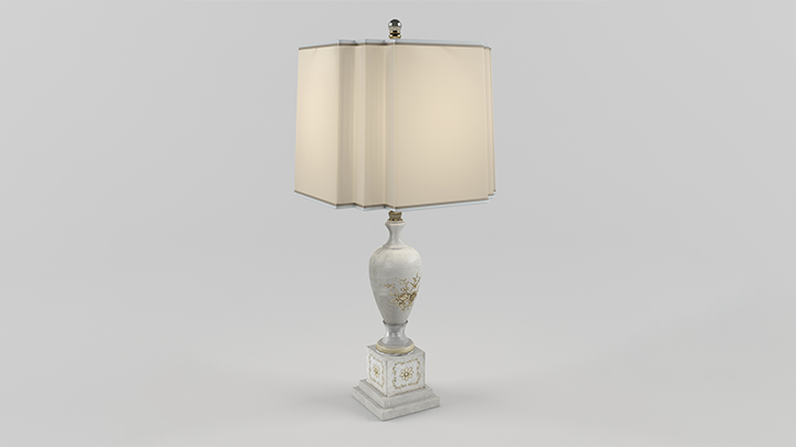 渲染模型_台灯030