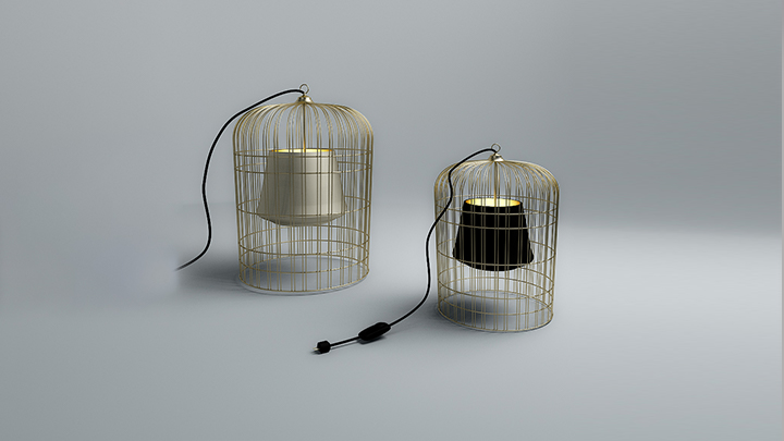 渲染模型_台灯084