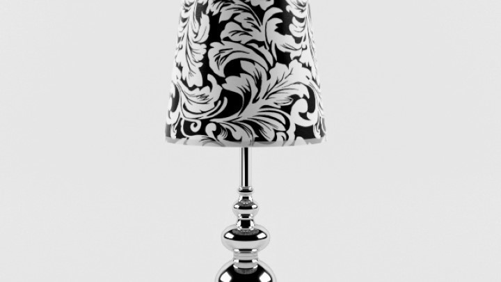 渲染模型_台灯089