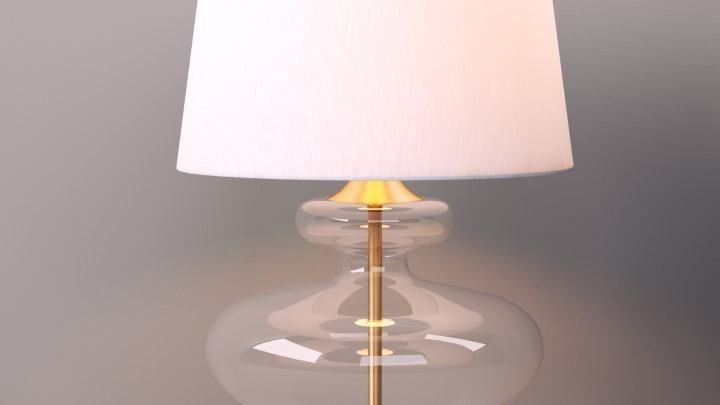 渲染模型_台灯091