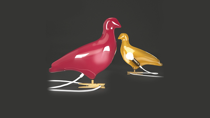 渲染模型_台灯123