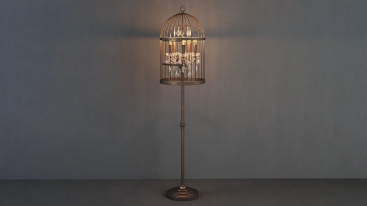 渲染模型_台灯126