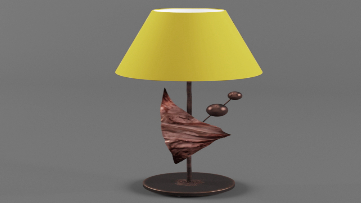 渲染模型_台灯132