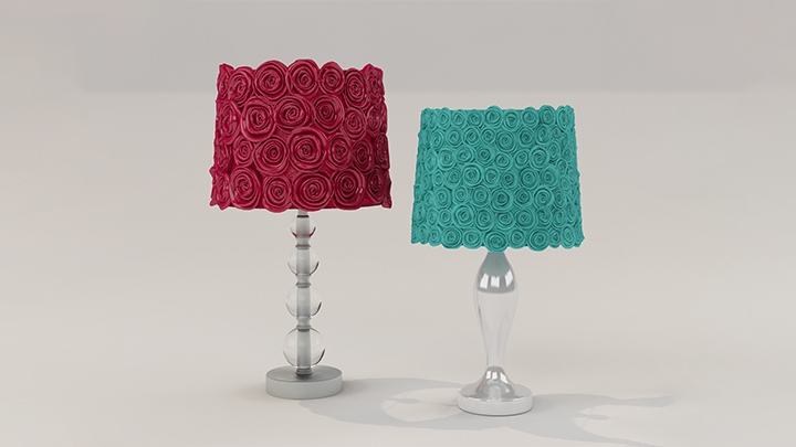 渲染模型_台灯148