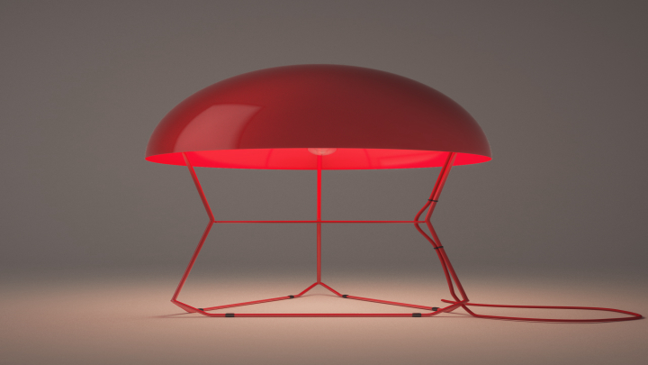 渲染模型_台灯159