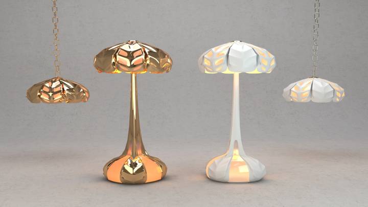渲染模型_台灯198