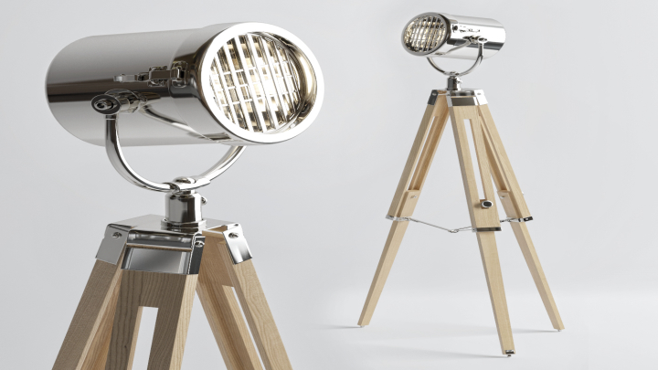 渲染模型_台灯221