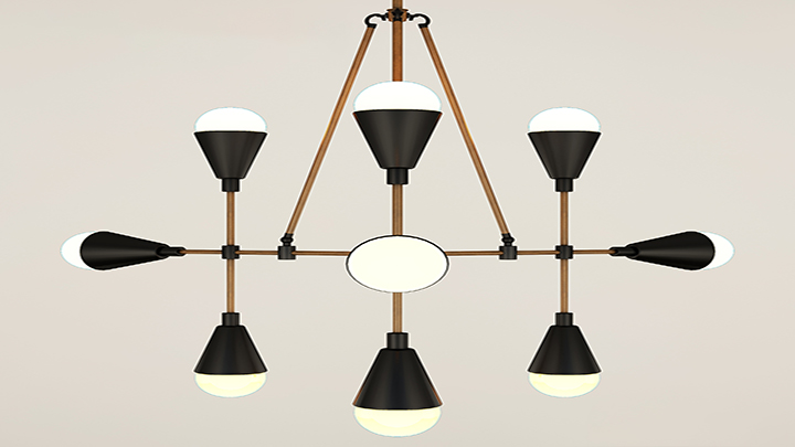 渲染模型_吊灯010