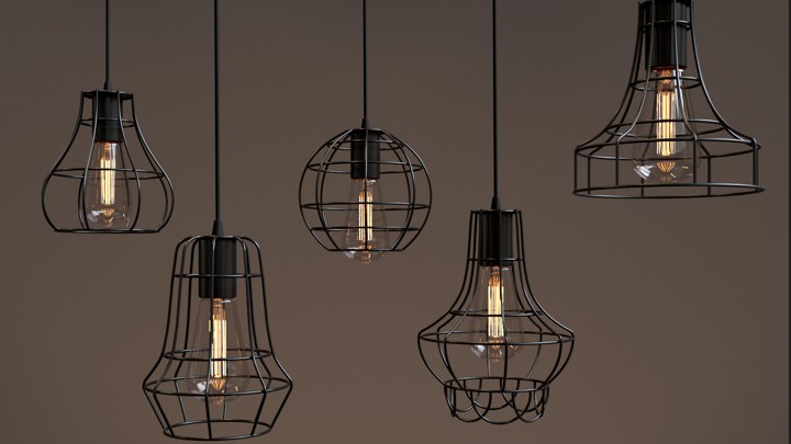 渲染模型_吊灯036