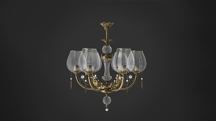 渲染模型_吊灯048