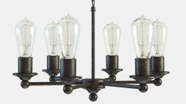 渲染模型_吊灯123