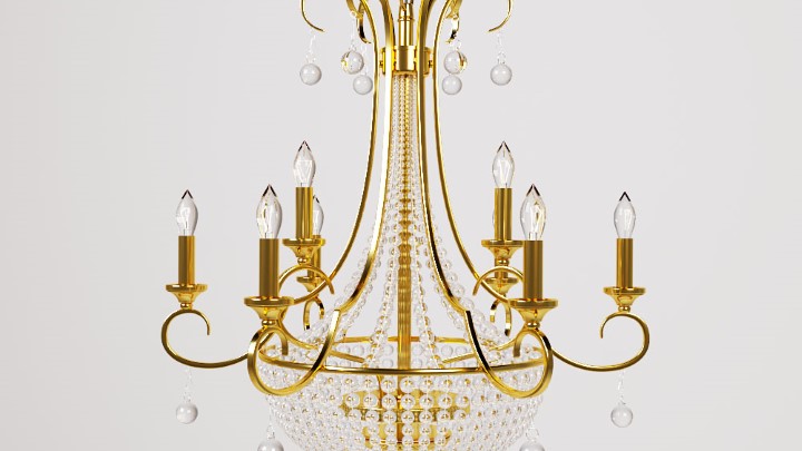 渲染模型_吊灯152