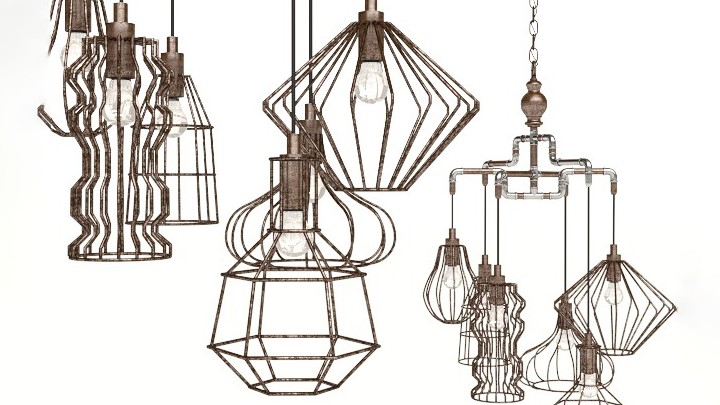 渲染模型_吊灯262