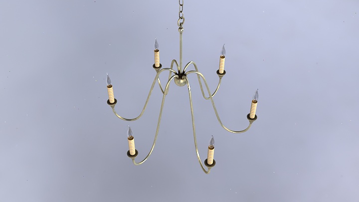 渲染模型_吊灯350