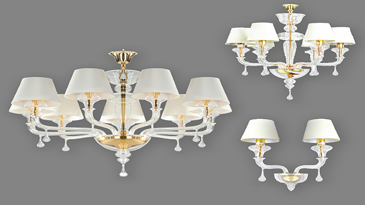 渲染模型_吊灯360