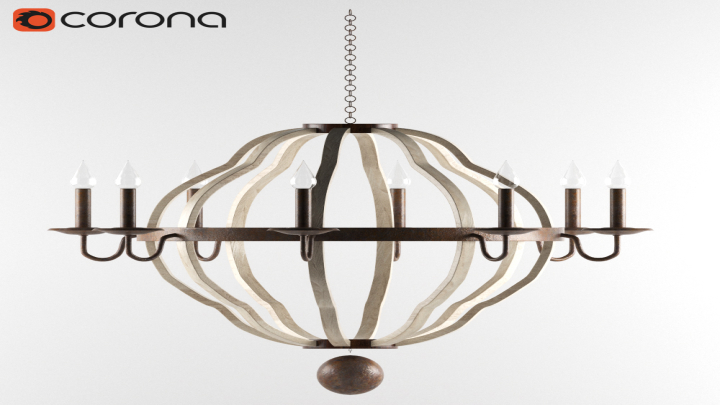 渲染模型_吊灯448