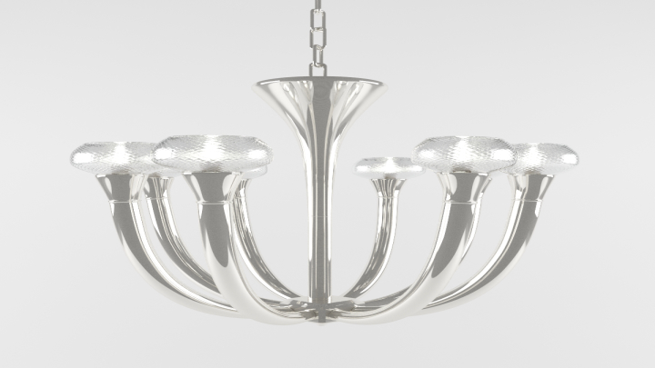 渲染模型_吊灯608