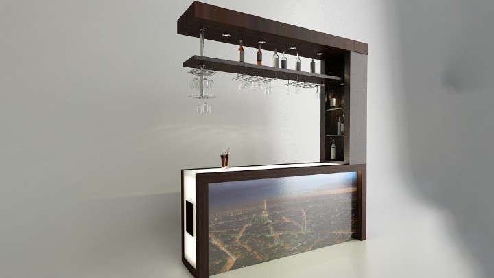 渲染模型_吧台004