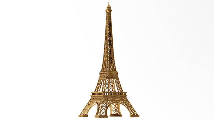 渲染模型_埃菲尔铁塔001