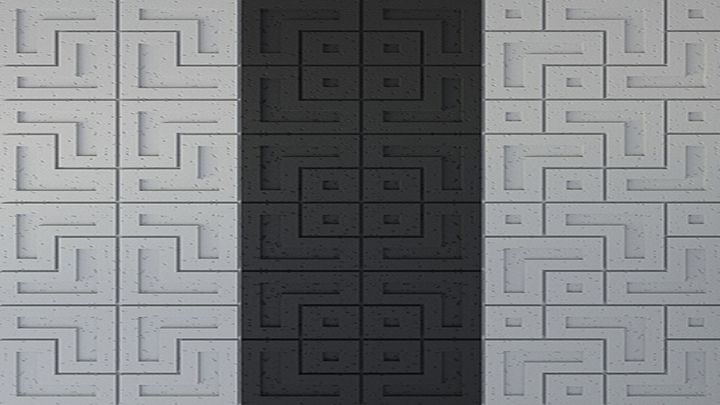 渲染模型_墙板003