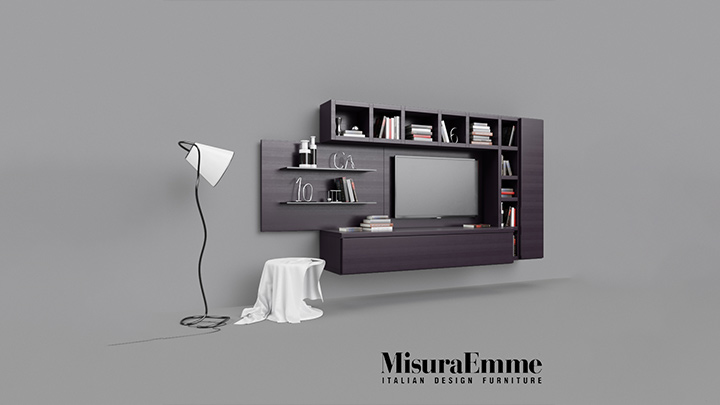 渲染模型_壁柜005