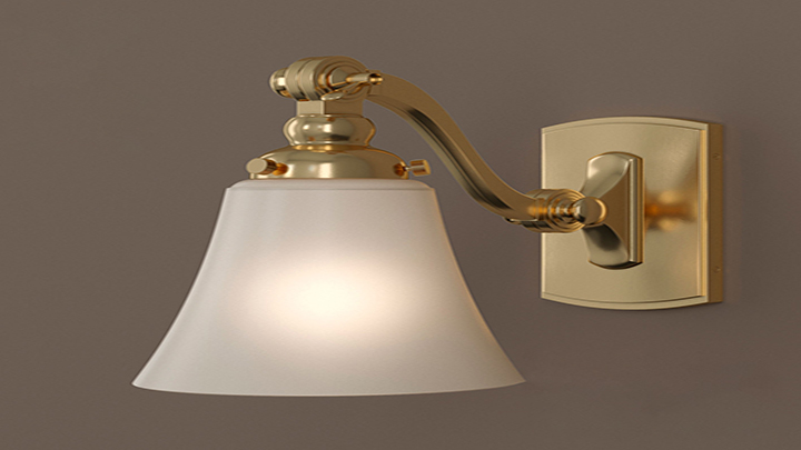 渲染模型_壁灯016