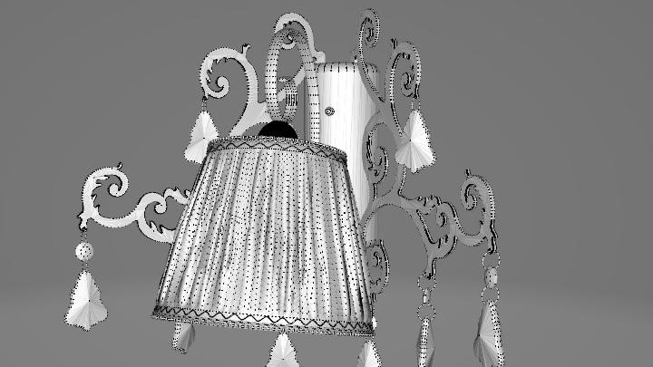 渲染模型_壁灯032