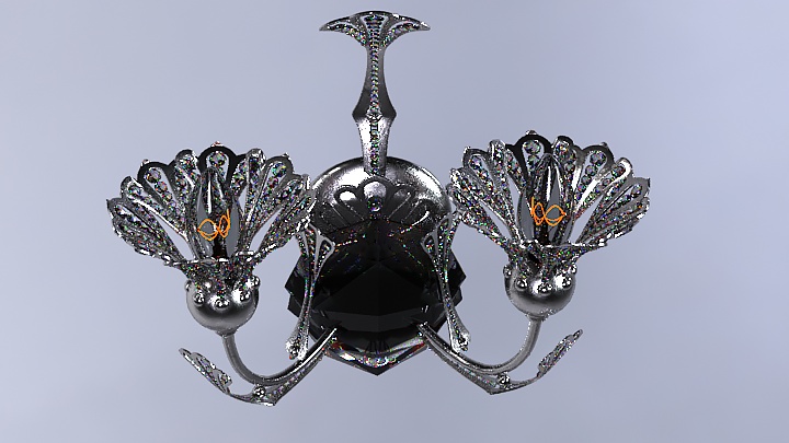 渲染模型_壁灯046