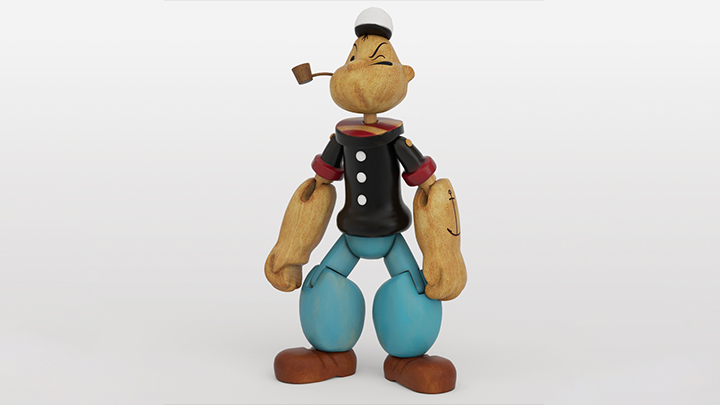 渲染模型_大力水手001